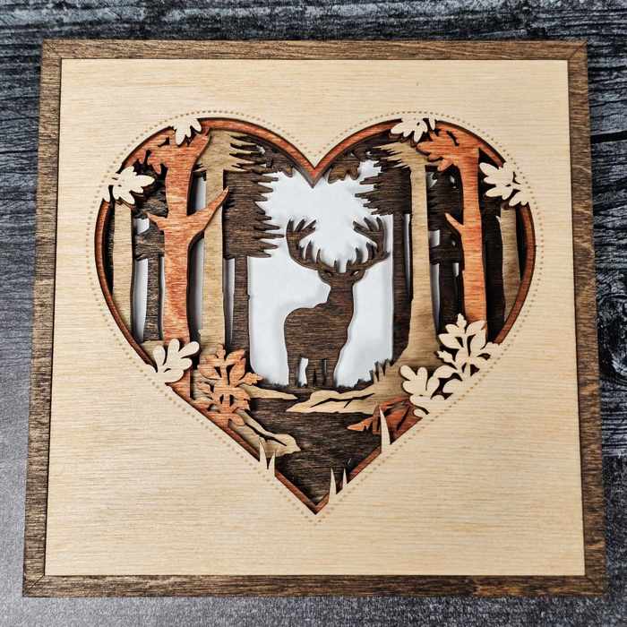 Layered Heart Signs | Father's Day Gift