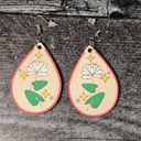  Birth Month Flower Earrings | Wooden Floral Accessories