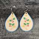  Birth Month Flower Earrings | Wooden Floral Accessories