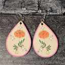  Birth Month Flower Earrings | Wooden Floral Accessories