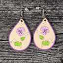  Birth Month Flower Earrings | Wooden Floral Accessories