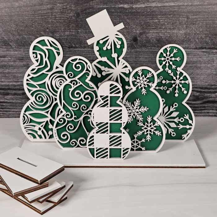 Snowmen Shelf Sitters | Christmas Decor