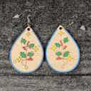  Birth Month Flower Earrings | Wooden Floral Accessories