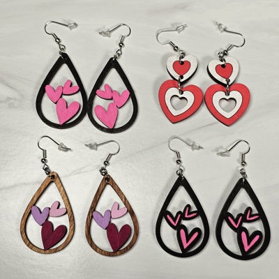 Valentine Heart Earrings