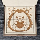  Valentine’s Day Wooden Puzzle | Unfinished DIY Coloring Activity