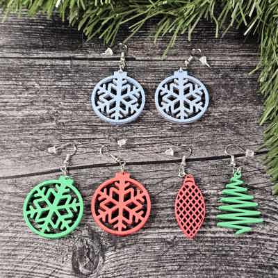 Festive Fun Christmas Earrings | Whimsical Holiday Dangles