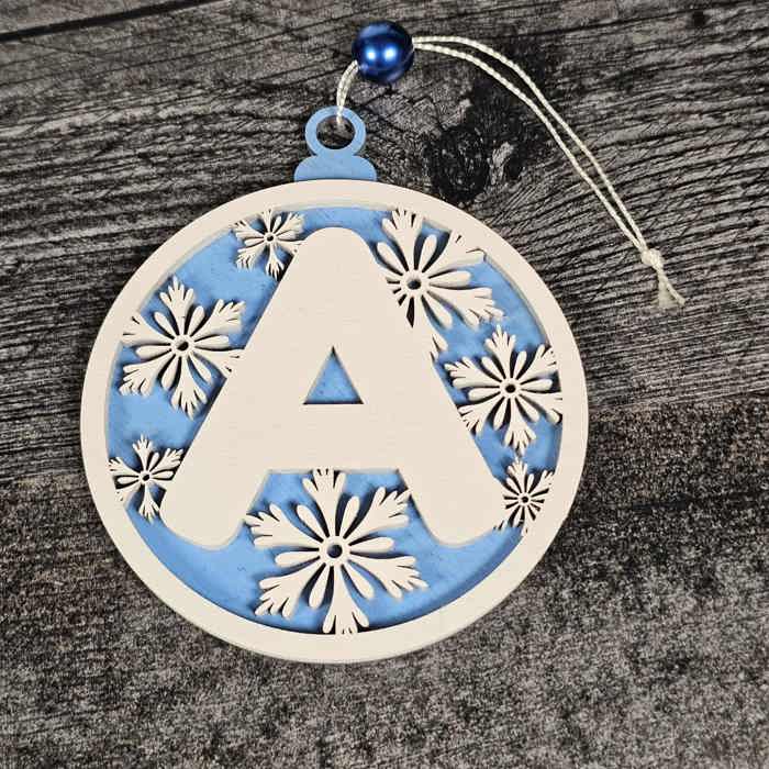 Personalized Wooden Letter Ornaments | Christmas Gifts | Holiday Decor