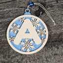  Personalized Wooden Letter Ornaments | Christmas Gifts | Holiday Decor
