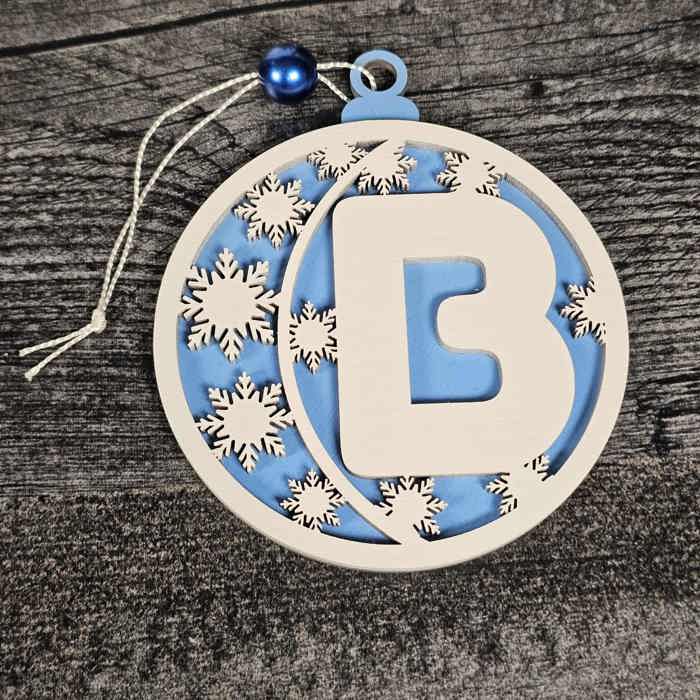 Personalized Wooden Letter Ornaments | Christmas Gifts | Holiday Decor