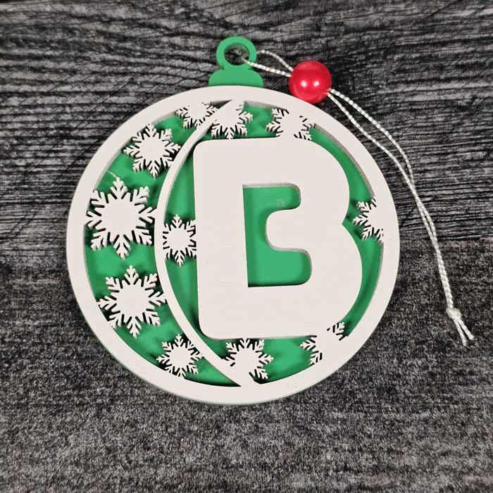 Personalized Wooden Letter Ornaments | Christmas Gifts | Holiday Decor