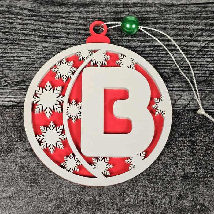 Personalized Wooden Letter Ornaments | Christmas Gifts | Holiday Decor