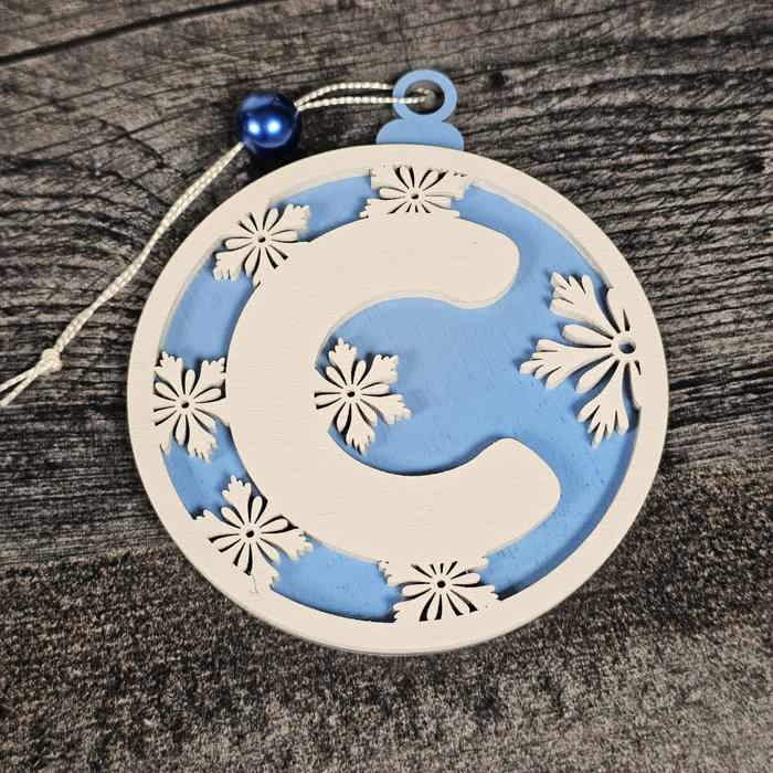 Personalized Wooden Letter Ornaments | Christmas Gifts | Holiday Decor