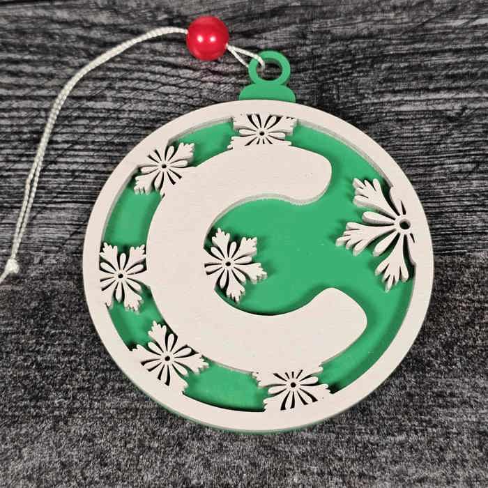 Personalized Wooden Letter Ornaments | Christmas Gifts | Holiday Decor