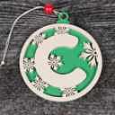  Personalized Wooden Letter Ornaments | Christmas Gifts | Holiday Decor