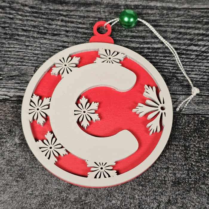 Personalized Wooden Letter Ornaments | Christmas Gifts | Holiday Decor