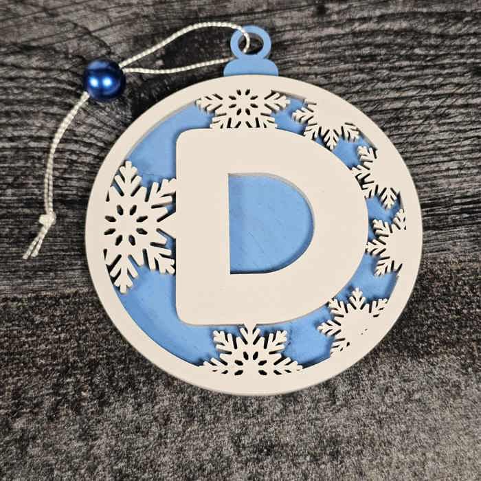 Personalized Wooden Letter Ornaments | Christmas Gifts | Holiday Decor