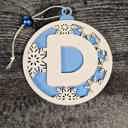  Personalized Wooden Letter Ornaments | Christmas Gifts | Holiday Decor