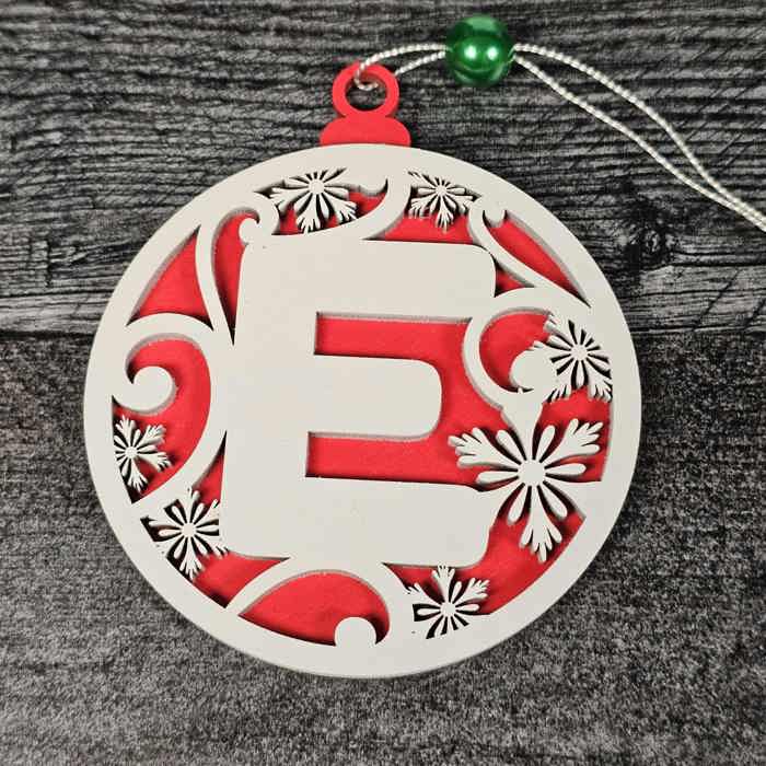 Personalized Wooden Letter Ornaments | Christmas Gifts | Holiday Decor