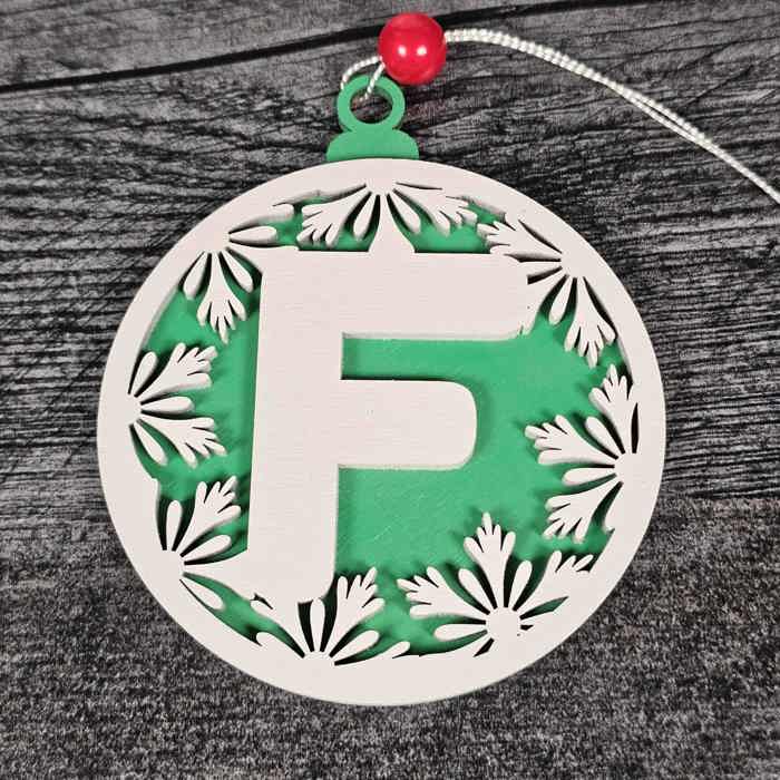 Personalized Wooden Letter Ornaments | Christmas Gifts | Holiday Decor