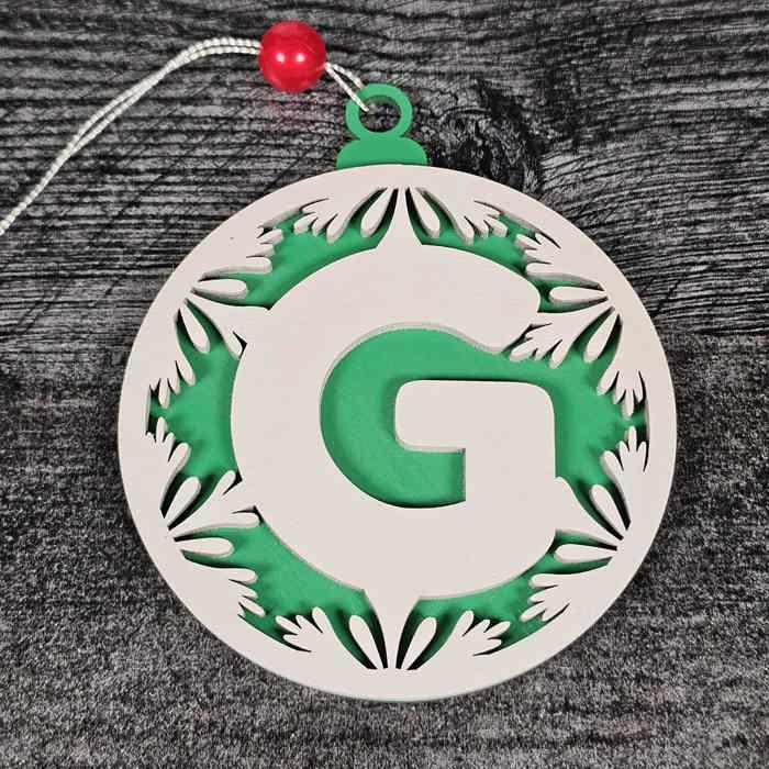 Personalized Wooden Letter Ornaments | Christmas Gifts | Holiday Decor