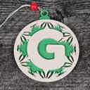  Personalized Wooden Letter Ornaments | Christmas Gifts | Holiday Decor