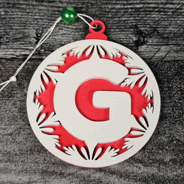 Personalized Wooden Letter Ornaments | Christmas Gifts | Holiday Decor