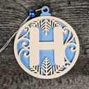  Personalized Wooden Letter Ornaments | Christmas Gifts | Holiday Decor