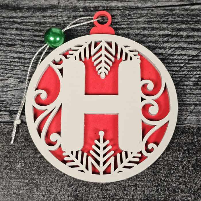 Personalized Wooden Letter Ornaments | Christmas Gifts | Holiday Decor