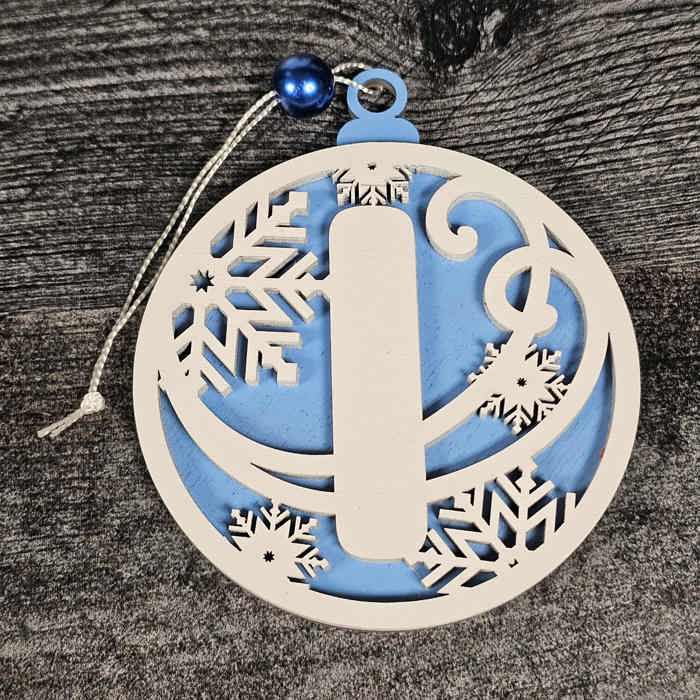 Personalized Wooden Letter Ornaments | Christmas Gifts | Holiday Decor