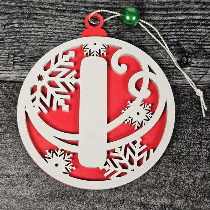 Personalized Wooden Letter Ornaments | Christmas Gifts | Holiday Decor