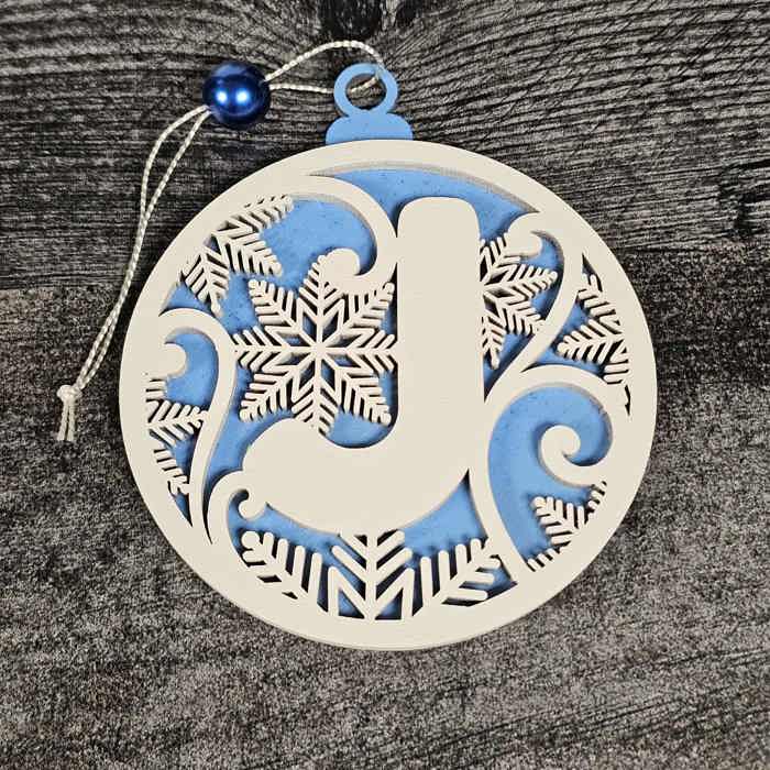 Personalized Wooden Letter Ornaments | Christmas Gifts | Holiday Decor