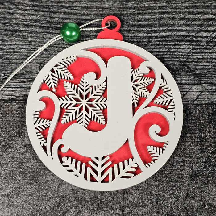 Personalized Wooden Letter Ornaments | Christmas Gifts | Holiday Decor
