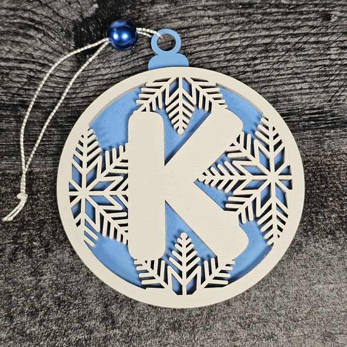 Personalized Wooden Letter Ornaments | Christmas Gifts | Holiday Decor
