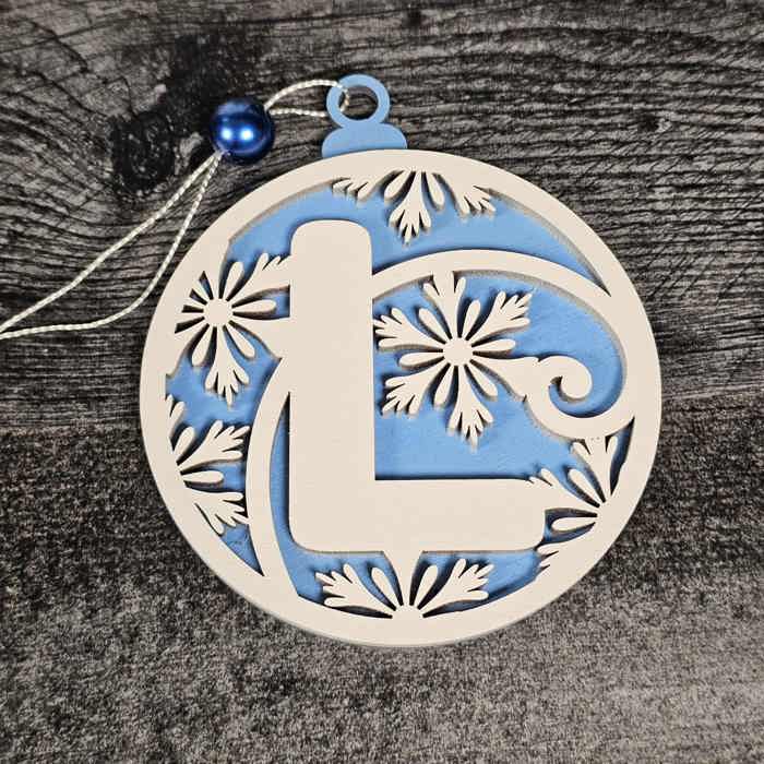 Personalized Wooden Letter Ornaments | Christmas Gifts | Holiday Decor