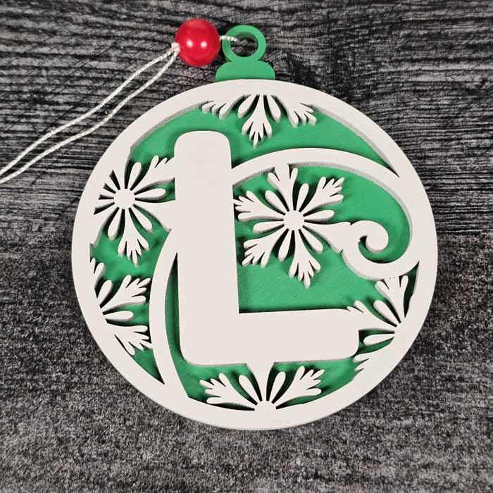 Personalized Wooden Letter Ornaments | Christmas Gifts | Holiday Decor