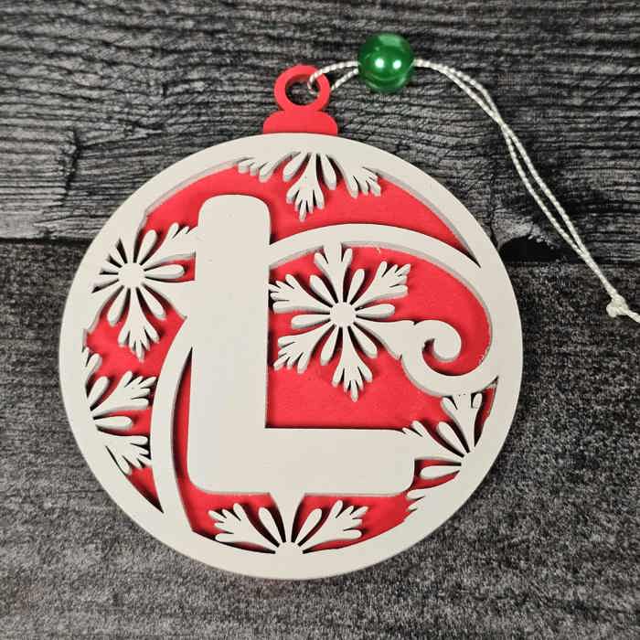Personalized Wooden Letter Ornaments | Christmas Gifts | Holiday Decor