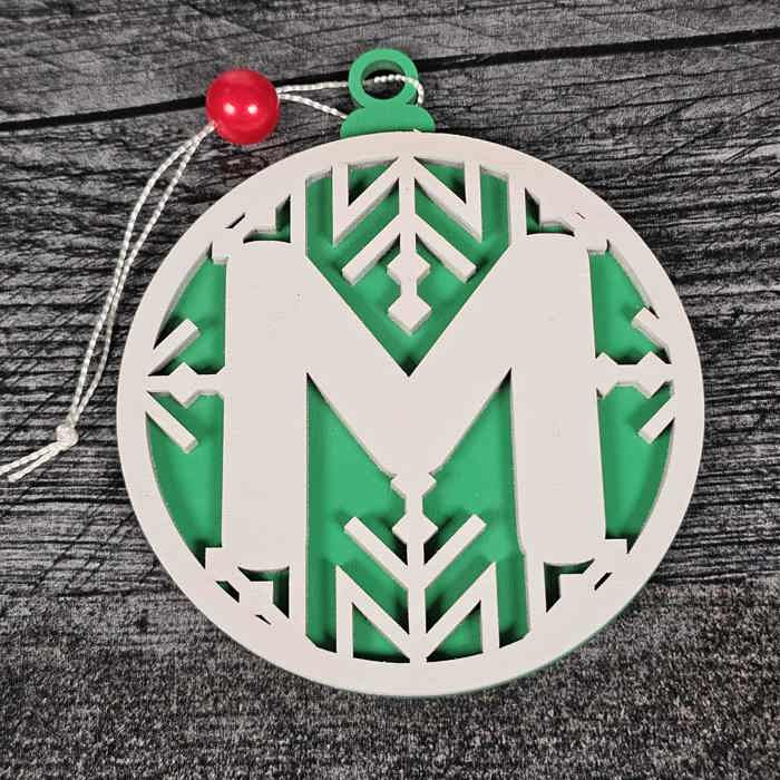Personalized Wooden Letter Ornaments | Christmas Gifts | Holiday Decor