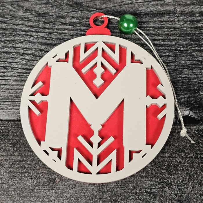 Personalized Wooden Letter Ornaments | Christmas Gifts | Holiday Decor