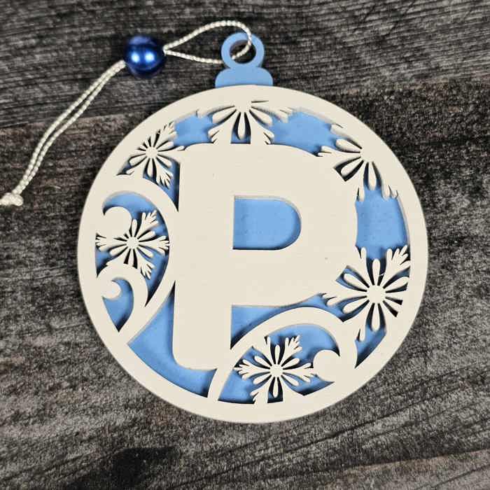 Personalized Wooden Letter Ornaments | Christmas Gifts | Holiday Decor