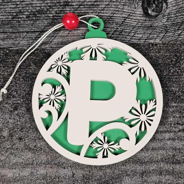 Personalized Wooden Letter Ornaments | Christmas Gifts | Holiday Decor