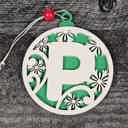  Personalized Wooden Letter Ornaments | Christmas Gifts | Holiday Decor