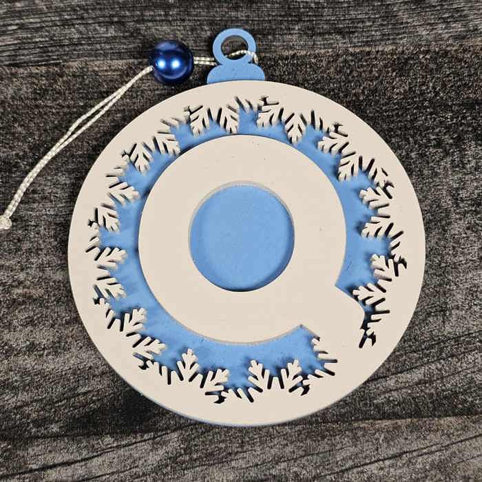 Personalized Wooden Letter Ornaments | Christmas Gifts | Holiday Decor