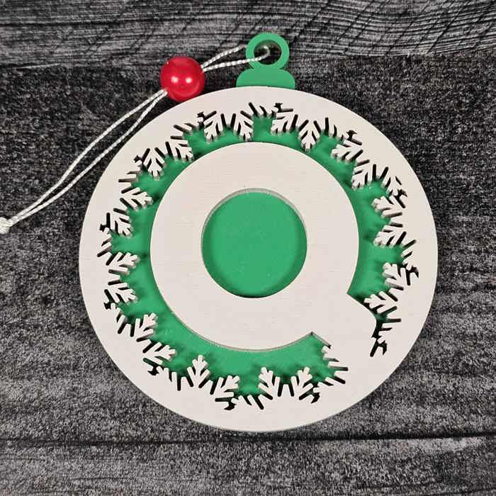 Personalized Wooden Letter Ornaments | Christmas Gifts | Holiday Decor