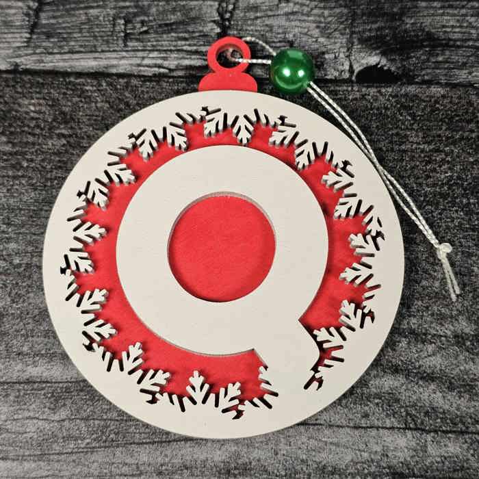 Personalized Wooden Letter Ornaments | Christmas Gifts | Holiday Decor