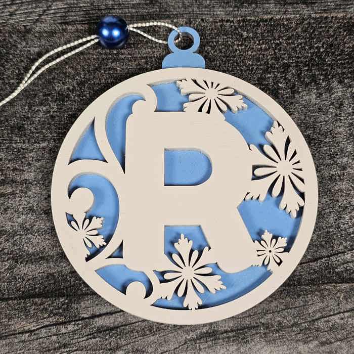 Personalized Wooden Letter Ornaments | Christmas Gifts | Holiday Decor