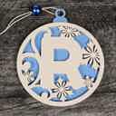  Personalized Wooden Letter Ornaments | Christmas Gifts | Holiday Decor