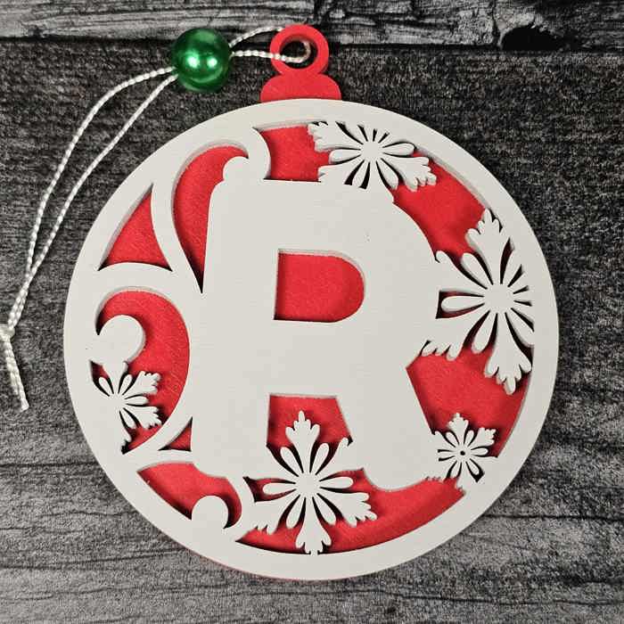 Personalized Wooden Letter Ornaments | Christmas Gifts | Holiday Decor