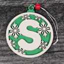  Personalized Wooden Letter Ornaments | Christmas Gifts | Holiday Decor
