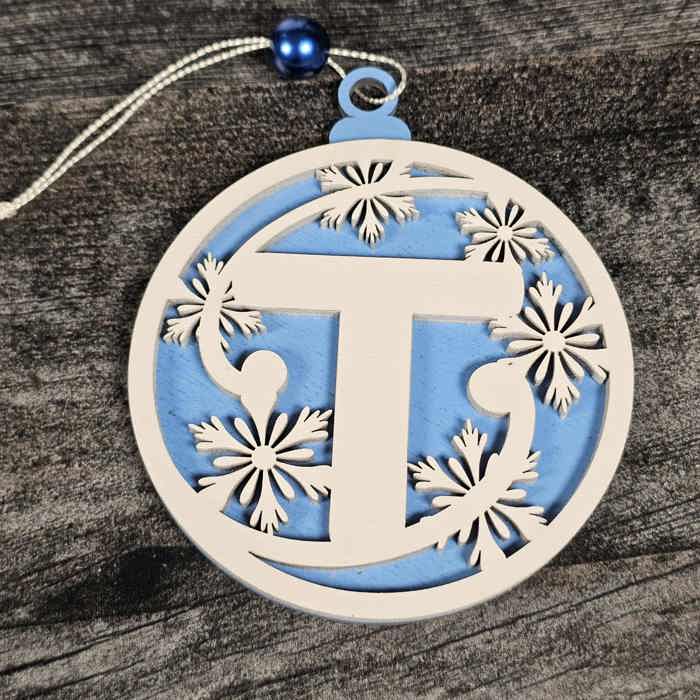 Personalized Wooden Letter Ornaments | Christmas Gifts | Holiday Decor