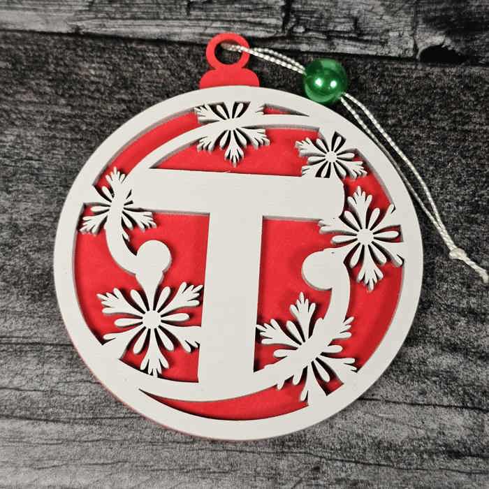Personalized Wooden Letter Ornaments | Christmas Gifts | Holiday Decor